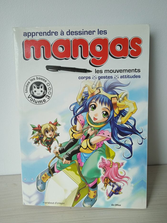 Livre apprendre à dessiner les mangas