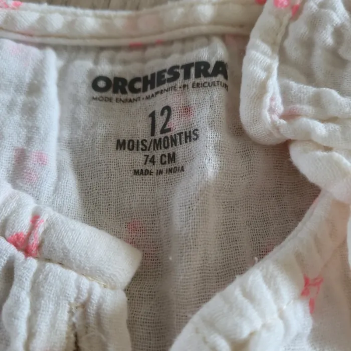 Robe avec bandeau et cache couche 12 mois - photo numéro 3