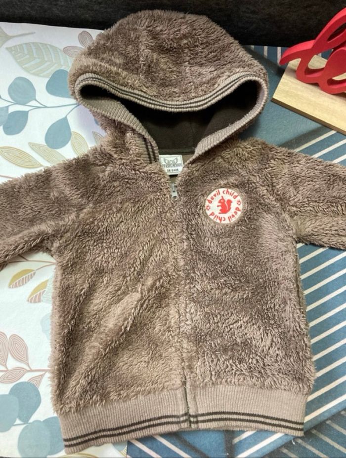 Veste moumoute Devil Child 18/24 mois - photo numéro 2
