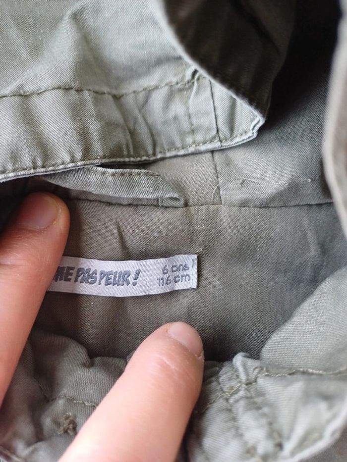Veste kaki 6ans légère - photo numéro 3