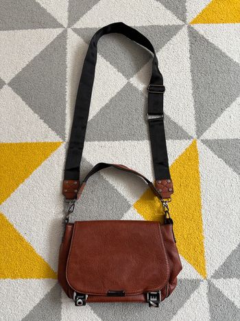Sac à bandoulière vintage | Marron | 30 X 20 cm