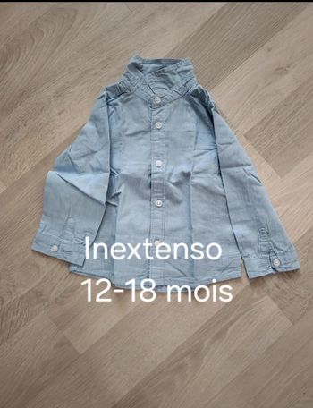 Chemise "Inextenso" 12-18mois