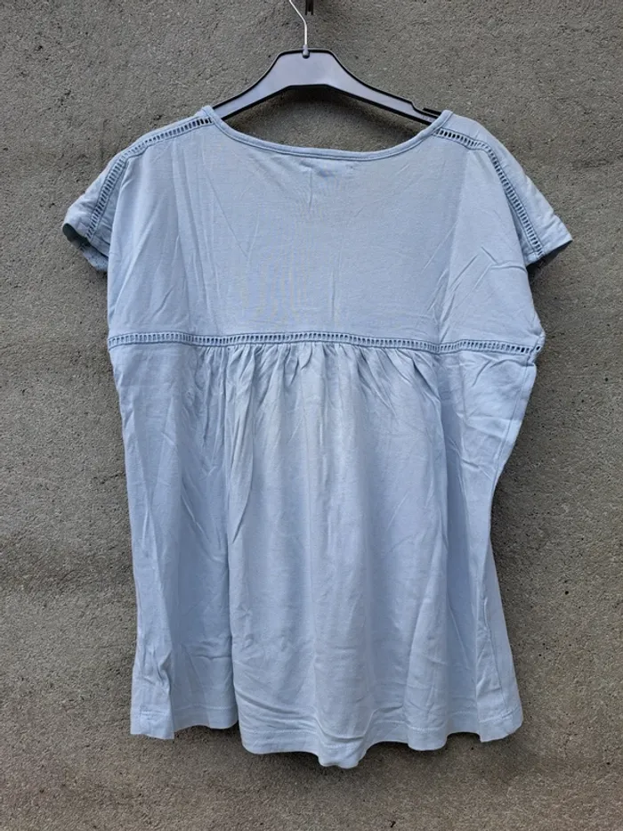 T-shirt ample bleu - photo numéro 2