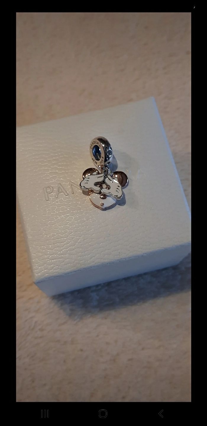 Charm Pandora >< Disney double pendant Mickey