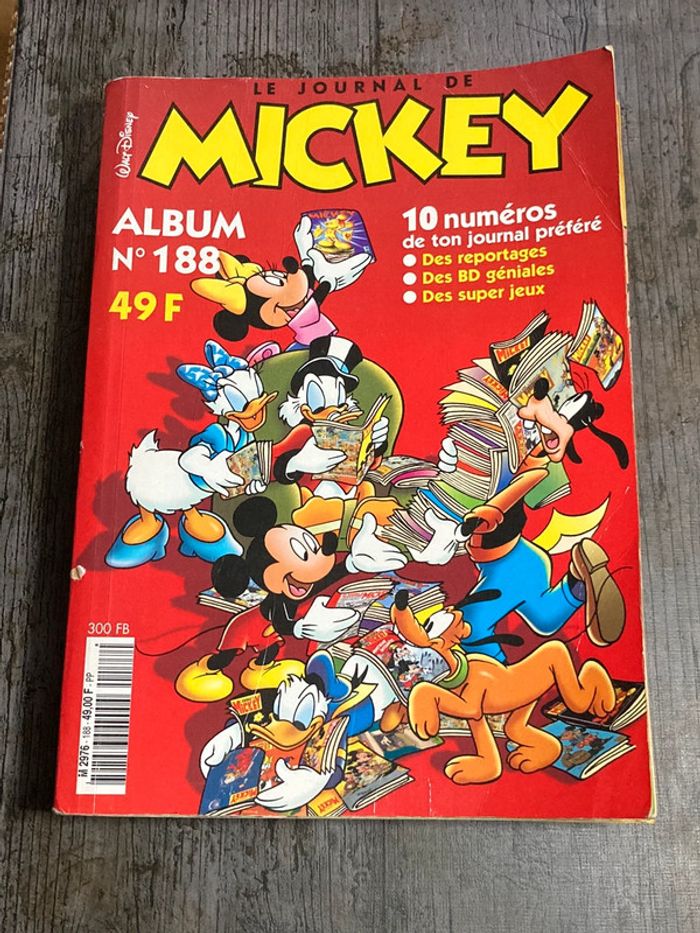 Album du journal de Mickey N.188 Juillet 2000