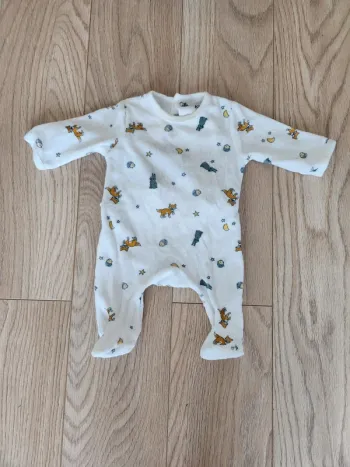 Pyjama en velours 1 mois Kiabi