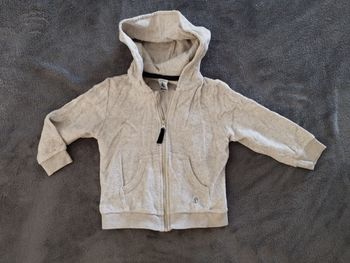 Sweat zippé Petit bateau 18/24 mois