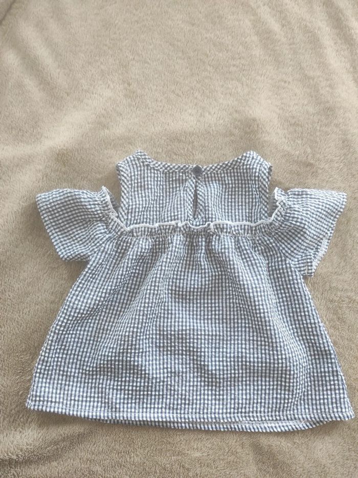 Haut été vichy fille 3/4 ans 104 cm - photo numéro 2