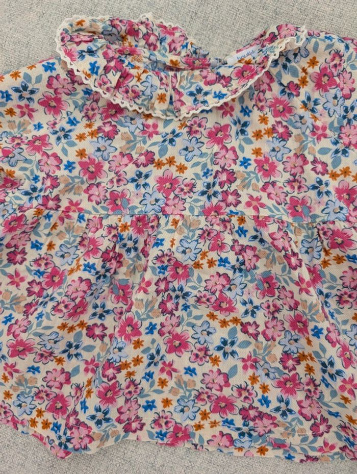 Ensemble fleuri bébé 9mois - photo numéro 12