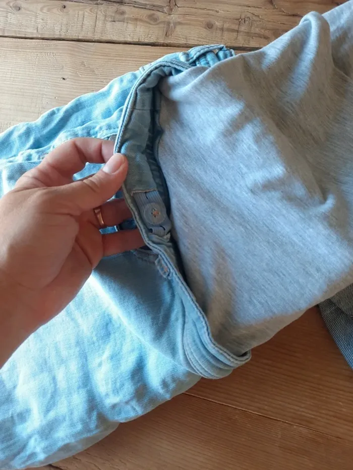 Lot de 2 shorts jeans grossesse - photo numéro 4