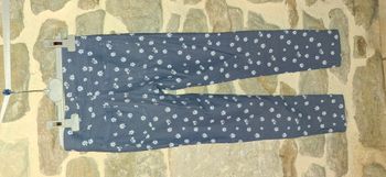 Pantalon Legging strech gris bleu marque Stooker taille 8 ans