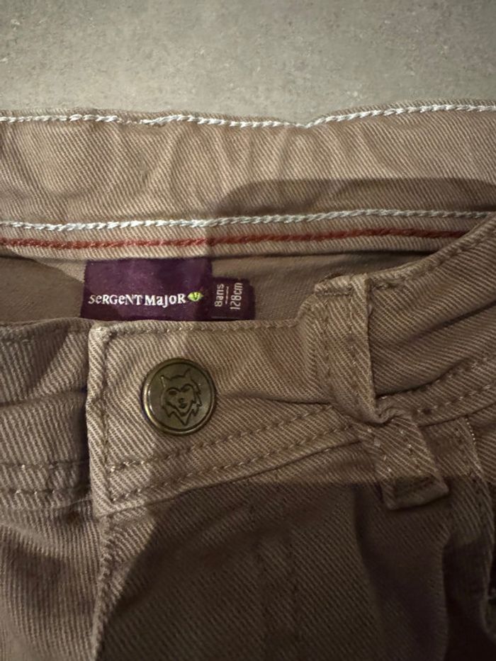 Jean / Pantalon - Sergent Major - Expédition - Beige / Kaki - 8 ans - photo numéro 2