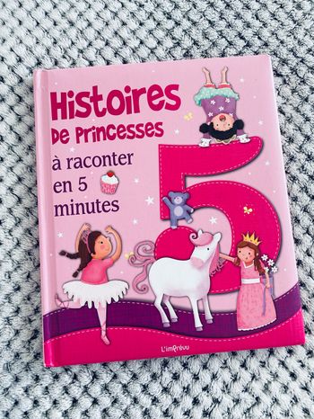 Livre 5 Histoires de Princesses Rose