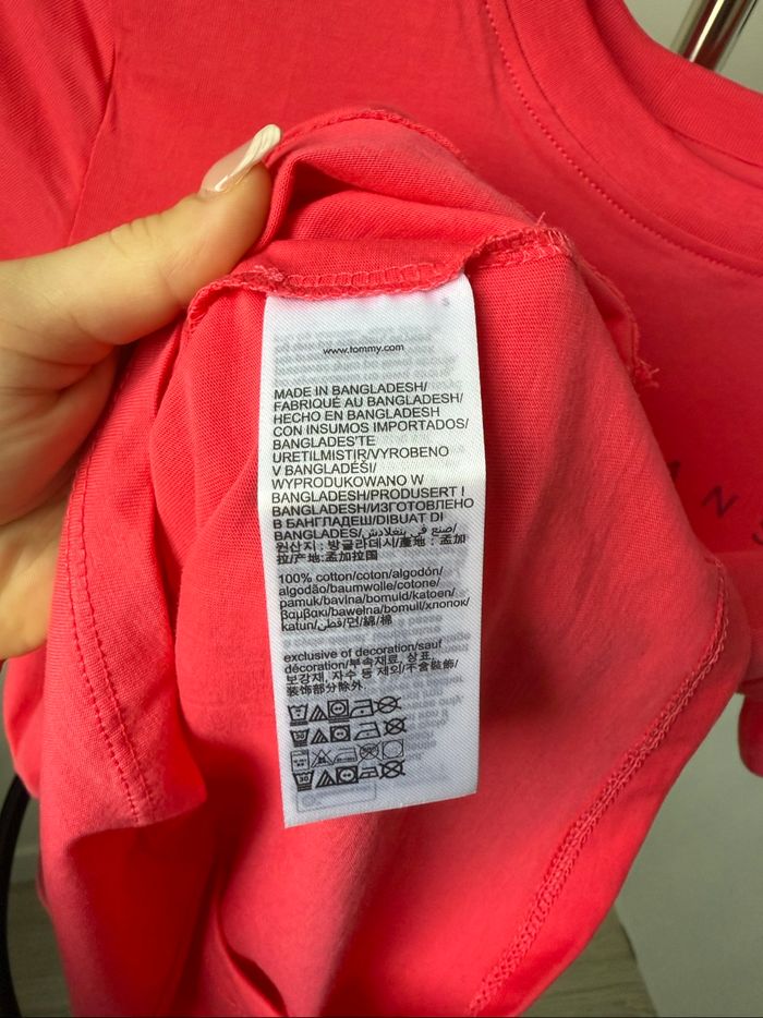 T-shirt Tommy Hilfiger rose S - photo numéro 8