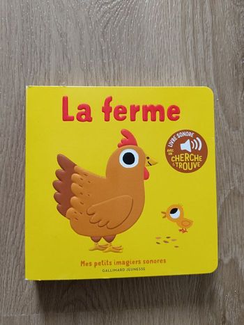 Livre mes petits imagiers sonores : la ferme