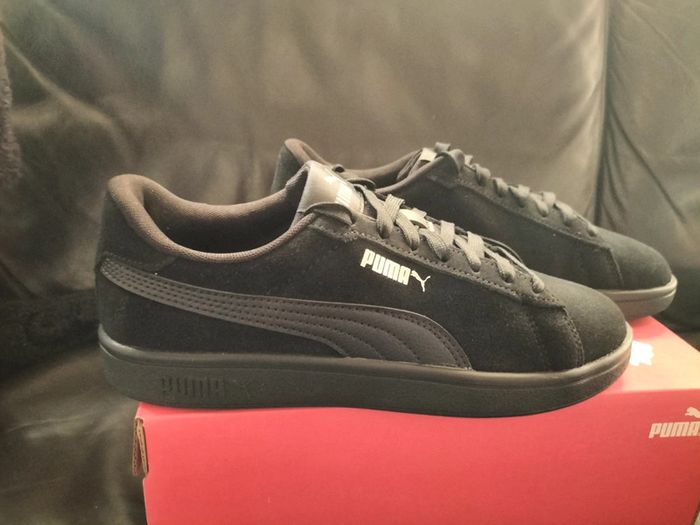 Baskets Puma smash noires neuves - photo numéro 12