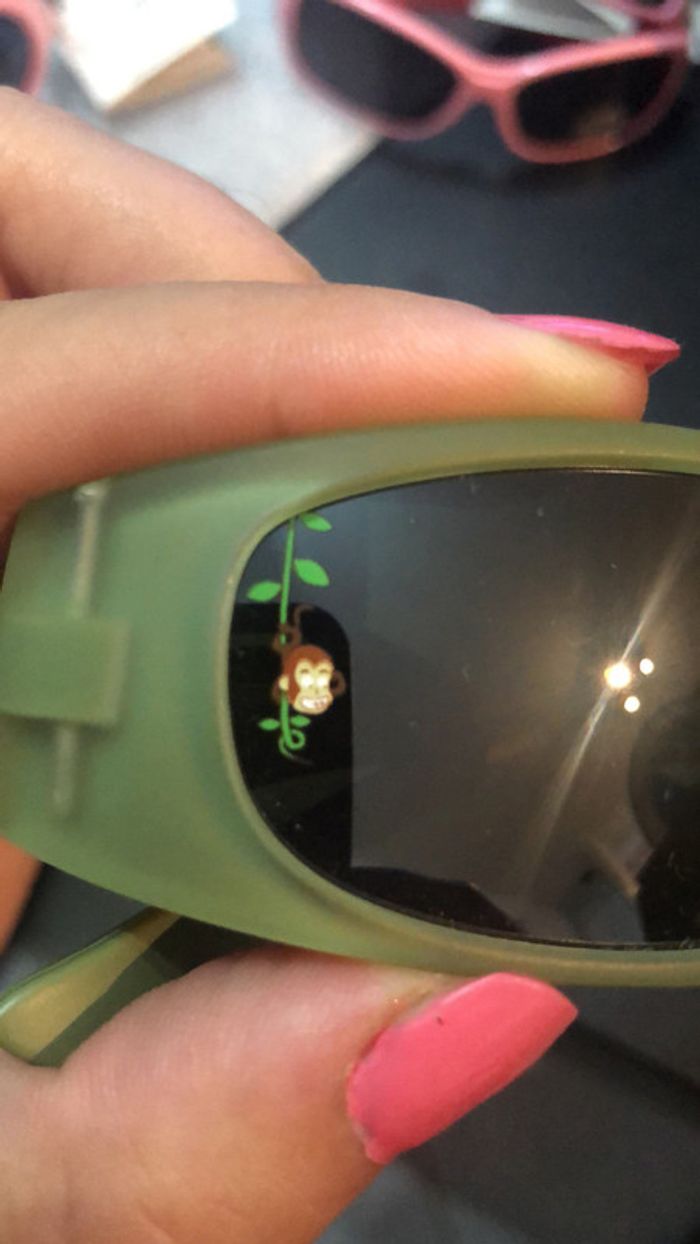 Lunette de soleil garçon kaki - photo numéro 6