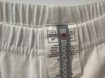 Pantalon large blanc