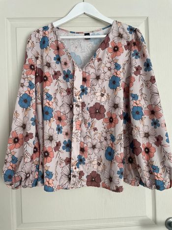 Blouse manches longues curvy