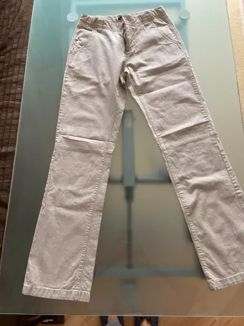 Pantalon couleur blanc/crème