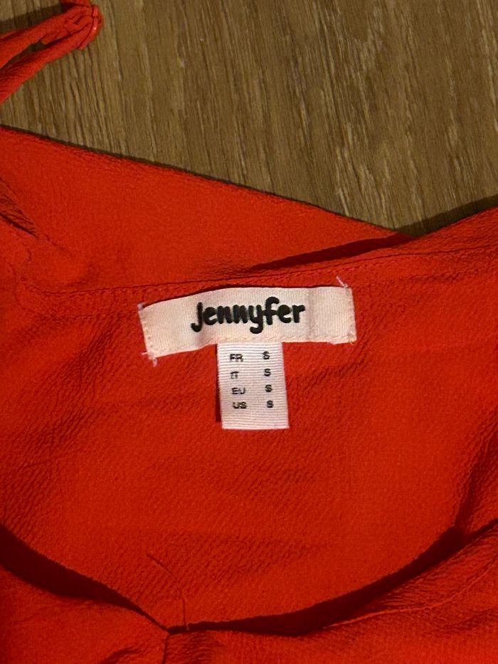 Top rouge à volants Jennyfer - photo numéro 3