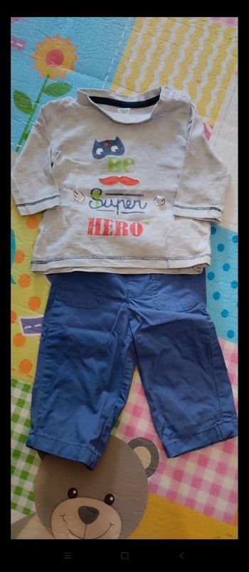 Ensemble bébé garçon 3 mois
