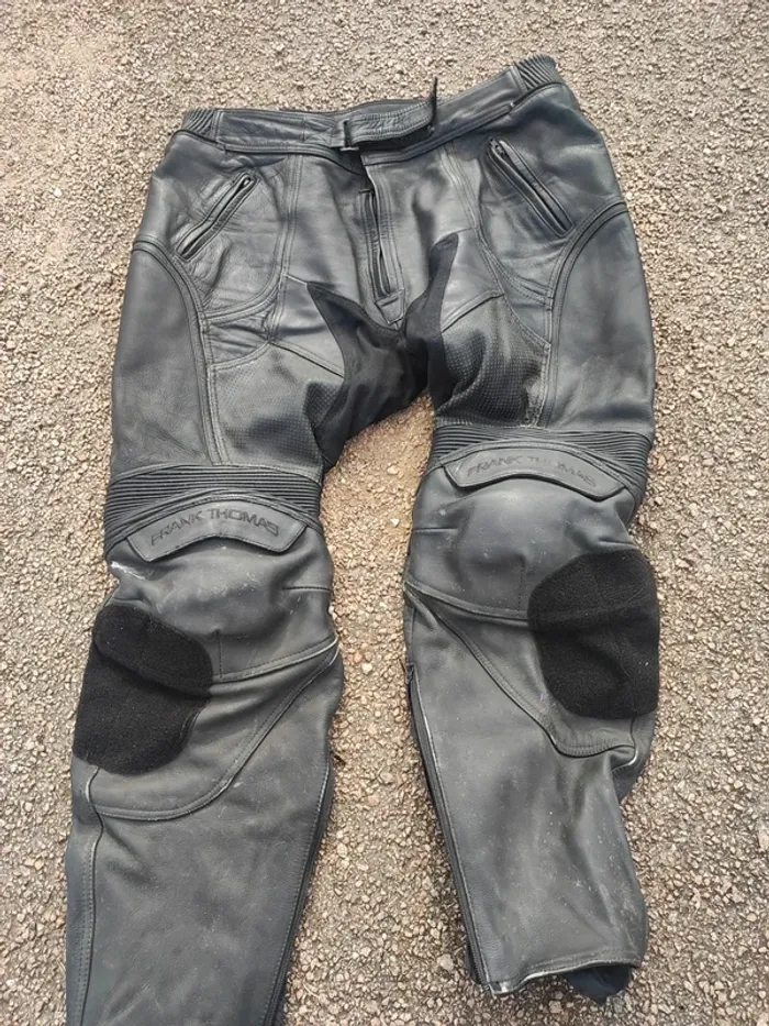Pantalon cuir moto