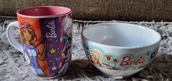 Lot vaisselles Barbie