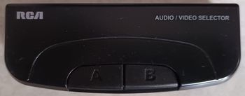 Sélecteur Multimédia Thomson Audio Vidéo multiple 2 Entrées 1 Sorties RCA avec interrupteur