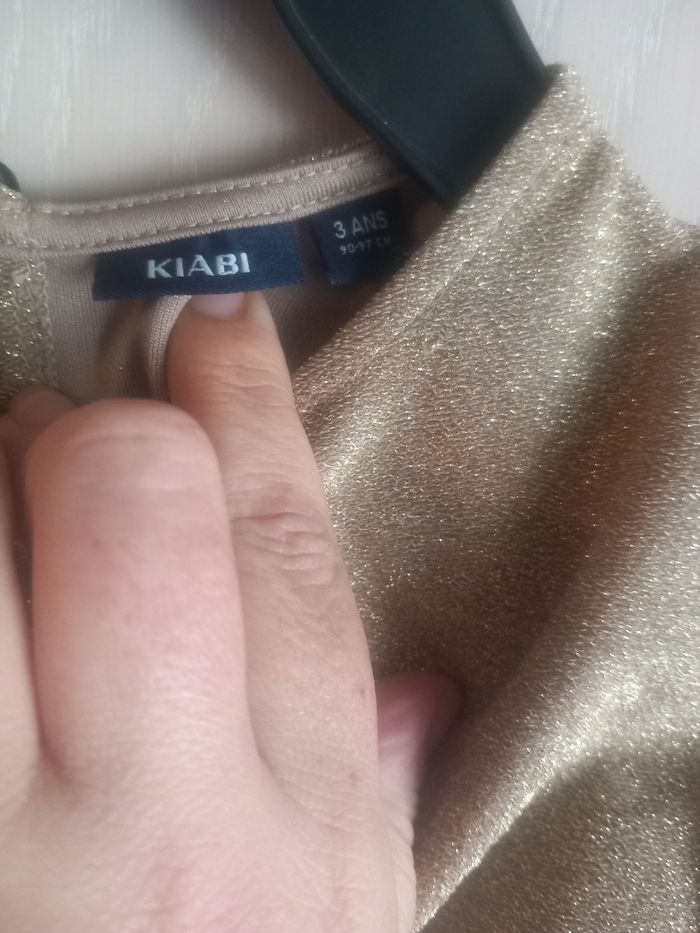 Robe manches longues pailletée 3 ans - photo numéro 5