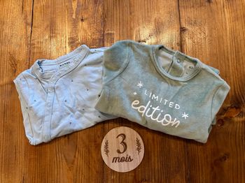 Lot 2 pyjamas taille 3 mois