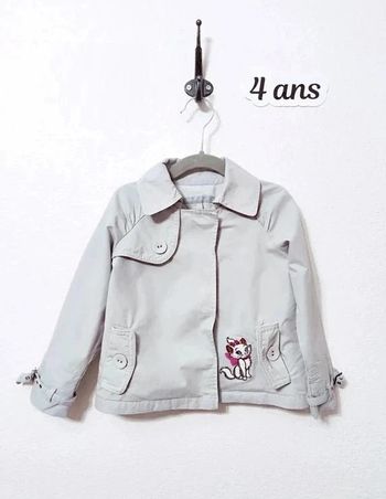 Veste trench fille taille 4 ans