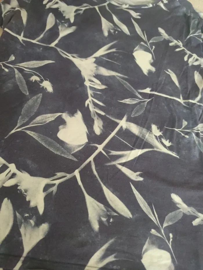 Tee shirt bleu feuillage Devred xl - photo numéro 2