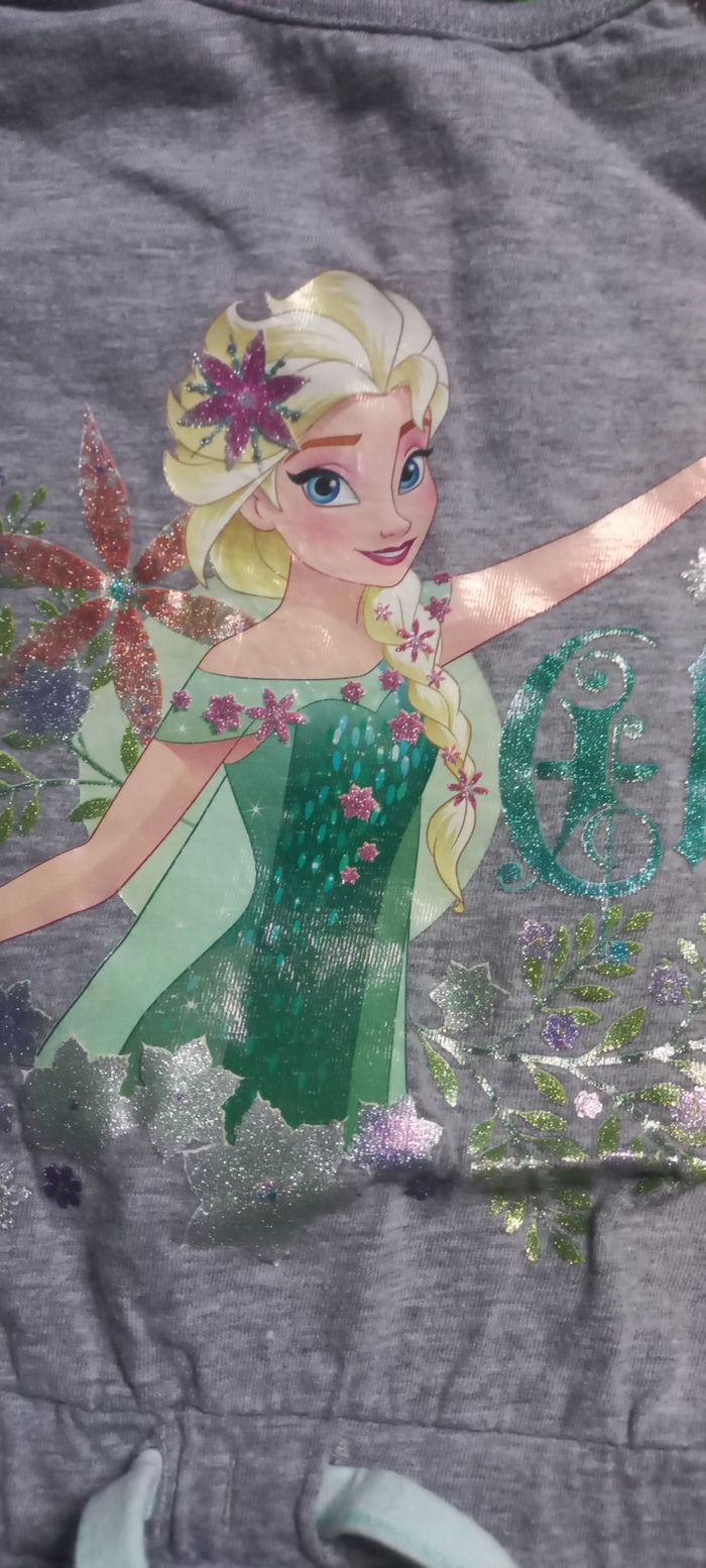 Robe/ tunique la Reine des Neiges 24 mois - photo numéro 2