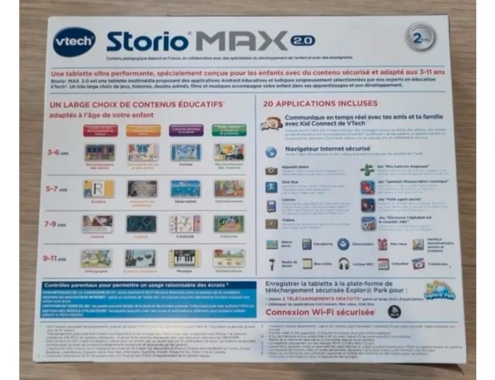 Tablette Storio max 2.0 bleue neuve - photo numéro 2
