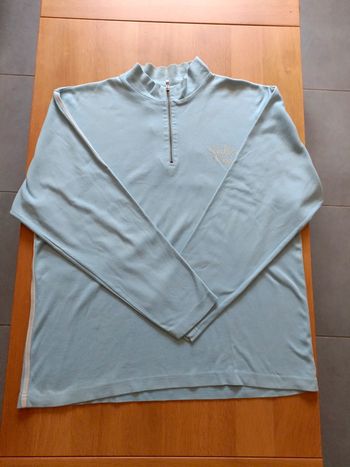 Tee-shirt manches longues bleu