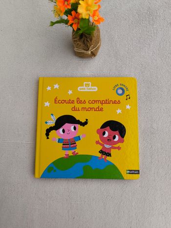 Livre sonore Écoute les comptines du monde Nathan