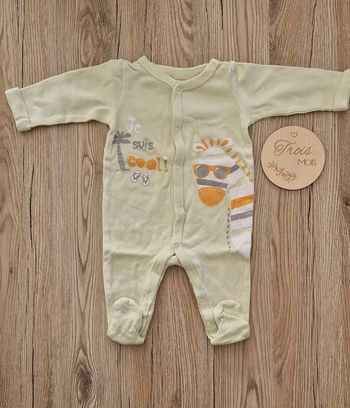 Pyjamas coton bébé garçon 3mois