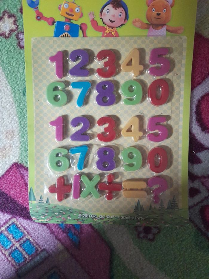 Chiffres et symboles magnétiques oui-oui - photo numéro 2