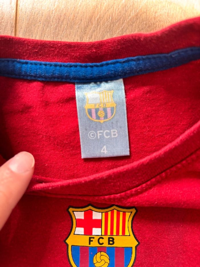 T-shirt foot Barca 4 ans - photo numéro 2