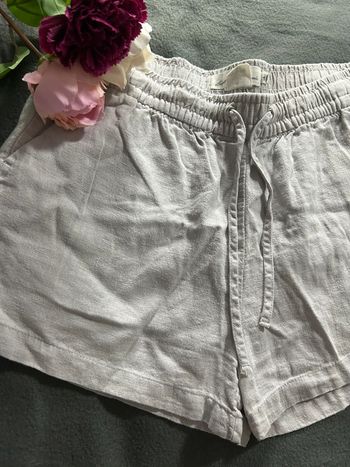 Short fluide gris clair