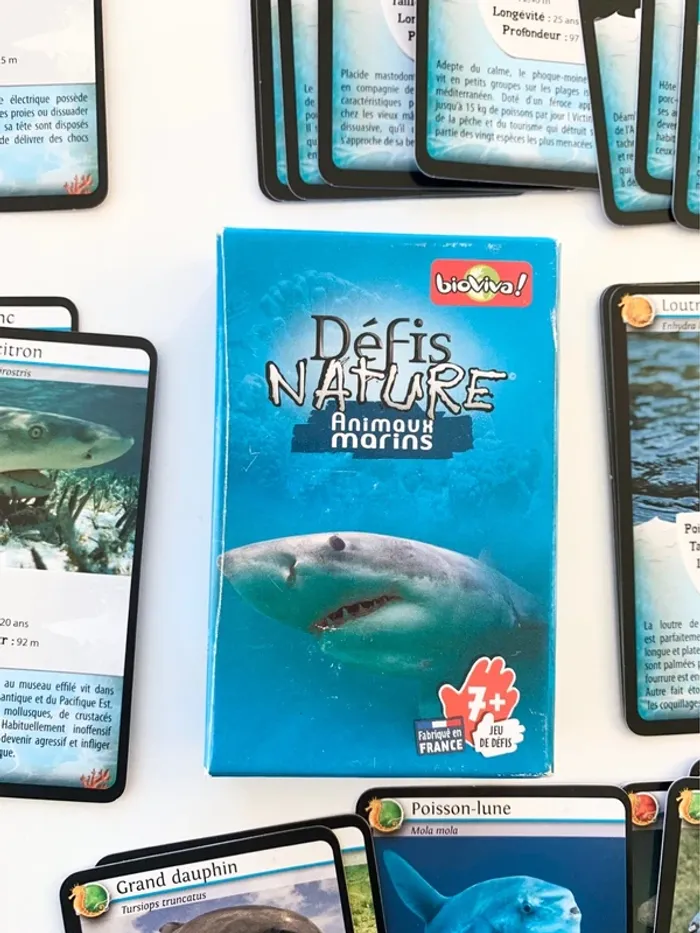 Jeu défis nature - Animaux marins