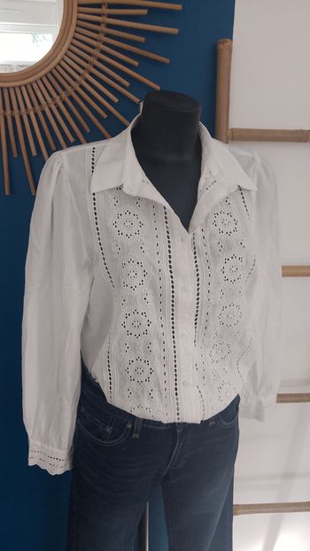 Chemise brodée coton Taille M/L