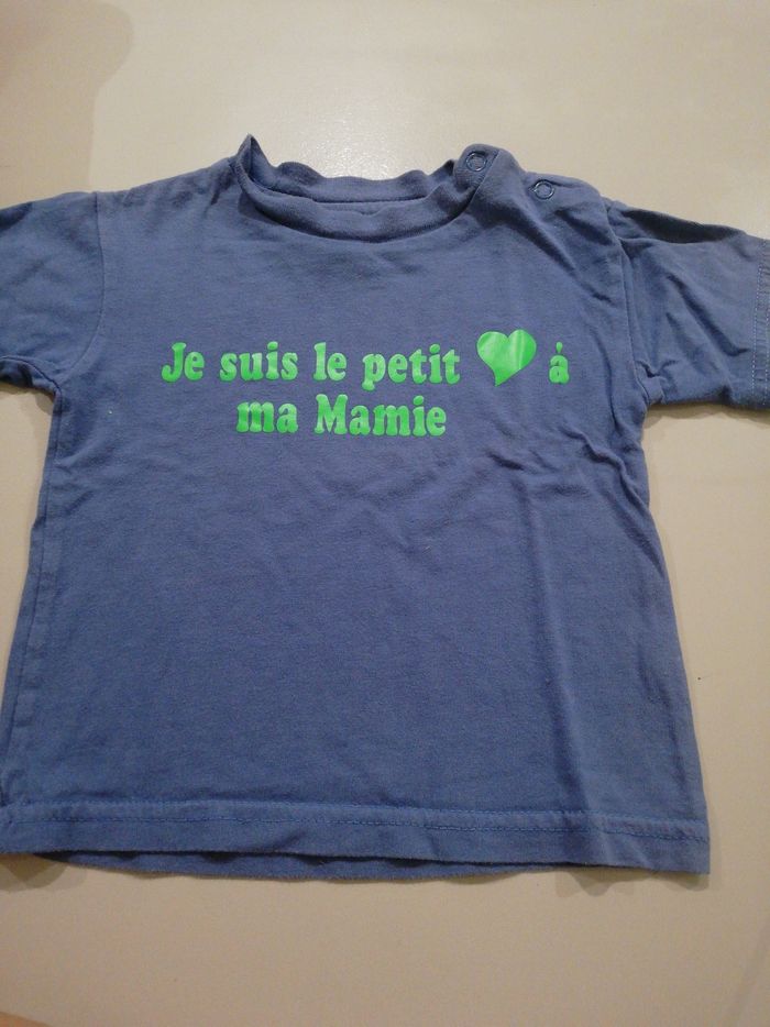 Tee shirt manche courte garcon 9 mois