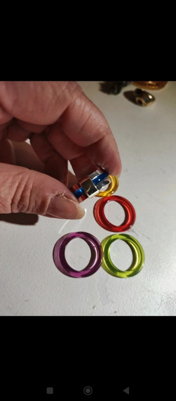 Bague avec anneaux interchangeables - photo numéro 8