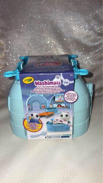 Crayola - Washimals Arctic Igloo - Neuf - Bleu/Multicolore