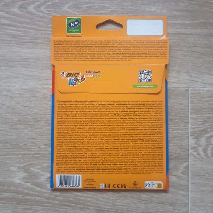 Lot de 18 crayons de couleur Bic Kids NEUF - photo numéro 2