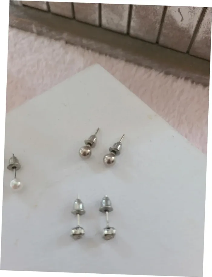 Lot de boucles d’oreilles _ variées & tendance - photo numéro 4