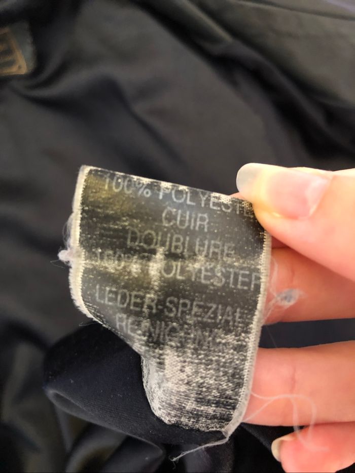 Manteau noir en cuir - photo numéro 6