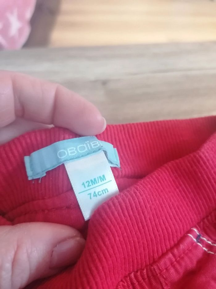 Pantalon rouge Obaïbi - photo numéro 3
